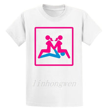Load image into Gallery viewer, Kamasutras Menage A Trois Fmf T Shirt O-Neck Breathable Spring Personalized Letter Crazy Formal Cotton Shirt
