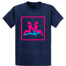 Load image into Gallery viewer, Kamasutras Menage A Trois Fmf T Shirt O-Neck Breathable Spring Personalized Letter Crazy Formal Cotton Shirt
